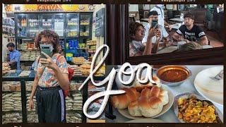 Riding into Margao city  | food shopping + eating out | South Goa travel vlog