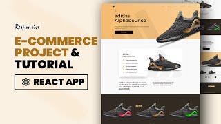 React JS Tutorial with Tailwind CSS -  Simple ecommerce Application | Download  Source Code