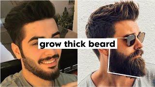 How to grow thick & full Beard [ 100% Results ]