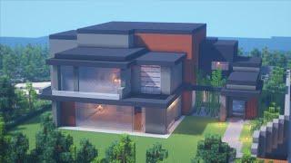 마인크래프트 건축 강좌 : 영화 " 기생충 " 박 사장네 집 [ Part 1 ] | Minecraft Tutorial : House in " PARASITE (2019) " 