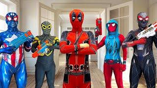 TEAM SPIDER-MAN vs BAD GUY TEAM || We Are Super WARRIORS - Epic Superhero Adventure! (Action, Funny)