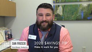 2020 Savings Challenge tip - Dan Fruscio