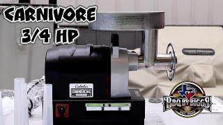 Cabela's Carnivore 3/4 Hp Grinder- First look and Grinding up Brisket for Ground Beef