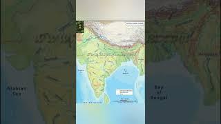 SUTLEJ RIVER COURSE IN PHYSICAL MAP OF INDIA