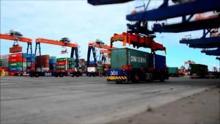 BTG Special Products AGV Transponder Position Measurement Automated Container Terminal