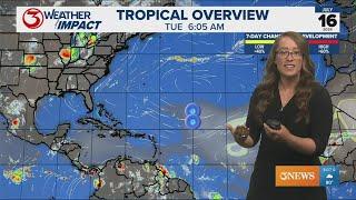 Tropical Update: No activity expected over next week