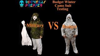 DIY Budget Winter Camo VS Military Winter Camo