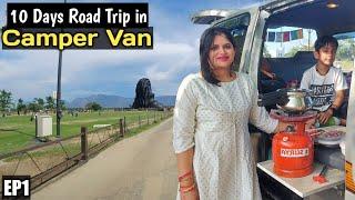 EP1 ROAD TRIP in our CAMPER VAN | 3 states, 1500km Drive in South India