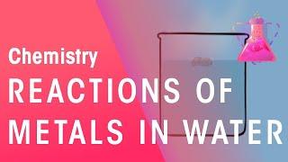 Reactions Of Metals With Water | Reactions | Chemistry | FuseSchool