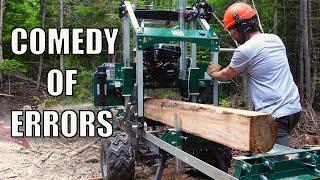 Learning the Ropes on an Off-Road Sawmill