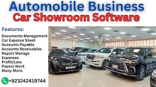 Car Dealership & Automobile Business Accounting Software Demo | Complete Management Solution