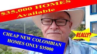 Cheap New Colombian Houses Only $35,000. Valle de San José Colombia.