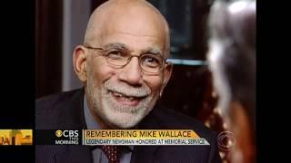 Mike Wallace honored at memorial service