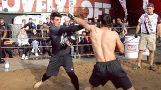 WUSHU MASTER with TOP GUN vs 2 MMA Fighters !!!