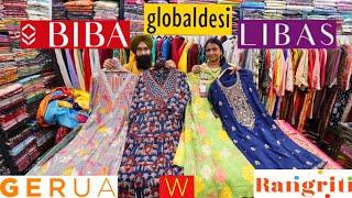 BIBA LIBAS KURTI WHOLESALE MARKET कुर्ती प्लाजो सेट  ZENIRVANA , W , RANGRITI , SOCH 