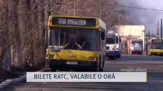 Bilete RATC, valabile o oră - Dobrogea Tv