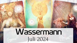 WASSERMANN - Juli 2024 • Veränderungen bringen Wunscherfüllung! Ein DurchbruchTarot