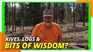 Simple, easy way to sawmill a D Log for a log cabin build.