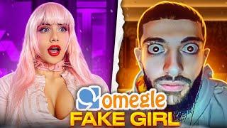 Voice Trolling THIRSTY guys on OMEGLE as GIRL