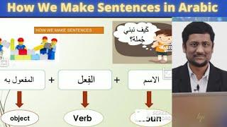 How we make sentences in Arabic/ sentences in Arabic grammar