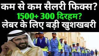 दुबई में नया साल में नया नियम लेबर की सैलरी 1500+300 फिक्स? | Dubai News | Uae News | Hindi News