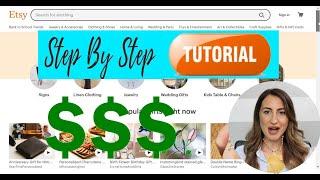 How to Start an ETSY Shop for Beginners in 2022: Step-by-Step Setup Tutorial - Watch This First!