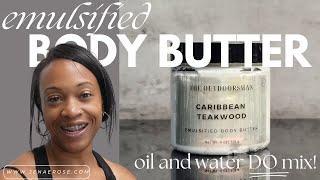 Caribbean Teakwood Emulsified Body Butter