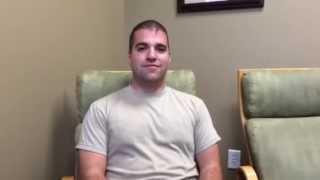 Wounded Warrior severe low back pain 3 months after cells by Harry Adelson, N.D.