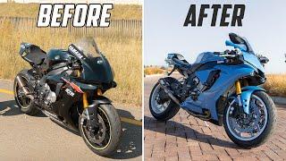 Track Bike to Street Bike Yamaha R1 - Full Transformation