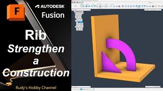 Autodesk Fusion 360 31 Rib (to strengthen a construction)