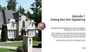 AppliCad Roof Wizard Tips & Tricks Ep1   Dialog Box Not Appearing