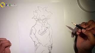 I created my own goku drip drawing | NilsCreation