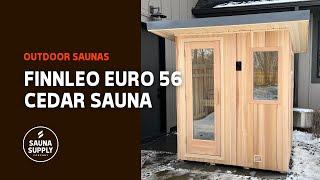 INSTALLING A FINNLEO EURO 56 OUTDOOR CEDAR SAUNA