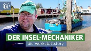 Trecker, Bagger, Krabbenkutter: Der Insel-Mechaniker von Pellworm (Nordsee Doku) die werkstattstory