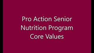 Sr  Nutrition Values Spotlight