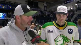 June. 1/25 Memorial Cup Post-Game TSN Media Availability: Oliver & Radek Bonk (London Knights)