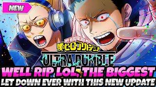 WELL RIP LOL... THE BIGGEST LETDOWN EVER WITH THE NEW UPDATE... (My Hero Ultra Rumble