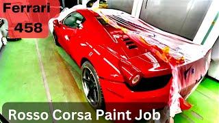 Ferrari Paint job with no Blend! PPG paint application and Color Match