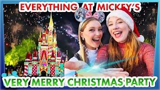 EVERYTHING at Mickey's Very Merry Christmas Party in Disney World -- Shows, Snacks & MORE