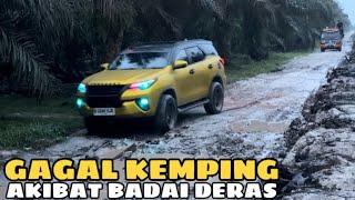 Gagal Kemping Akibat Badai! Sampai Ofroad