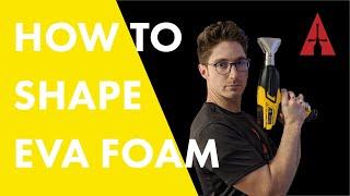 How to shape EVA foam cosplay - Quick Tip Clip | Cosplay Apprentice