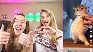 Reacting To The BEST TikToks Ever! - Hailee And Kendra