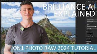 ON1 Photo Raw 2024 Tutorial - How to use Brilliance AI