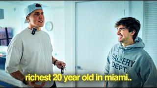 Confronting Phillip Karcz, the RICHEST 20 year old in Miami..