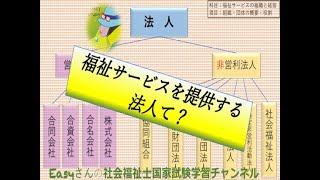 福祉サービス供給法人「福祉サービスの組織と経営」【easyさんの社会福祉士国家試験学習チャンネル】