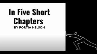 Autobiography in Five Short Chapters by Portia Nelson "A Hole In My Sidewalk" #inspiration #life