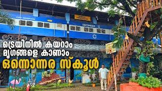 ഇങ്ങനെയും സ്‌കൂളോ; ട്രെയിൻ, ഏറുമാടം, മുറ്റം നിറയെ പക്ഷിമൃഗാദികൾ ഫുൾ വെറൈറ്റി  |  Variety School