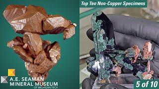 Top Ten Non-Copper Specimens from the A.E. Seaman Mineral Museum - 5 of 10 - Azurite