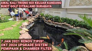 3.5 TH LALU HANYA SETTING ULANG MEDIA FILTER | 23 OKT 2024 ROMBAK SISTEM CHAMBER DAN PEMIPAAN KOLAM