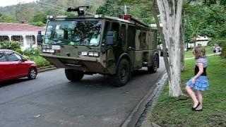 Big Truck from RAAF used after brisbane storms